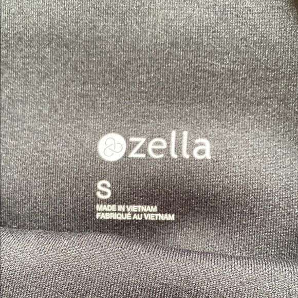 Zella Black Leggings with Wide Waistband and Full Length - Picture 2 of 4